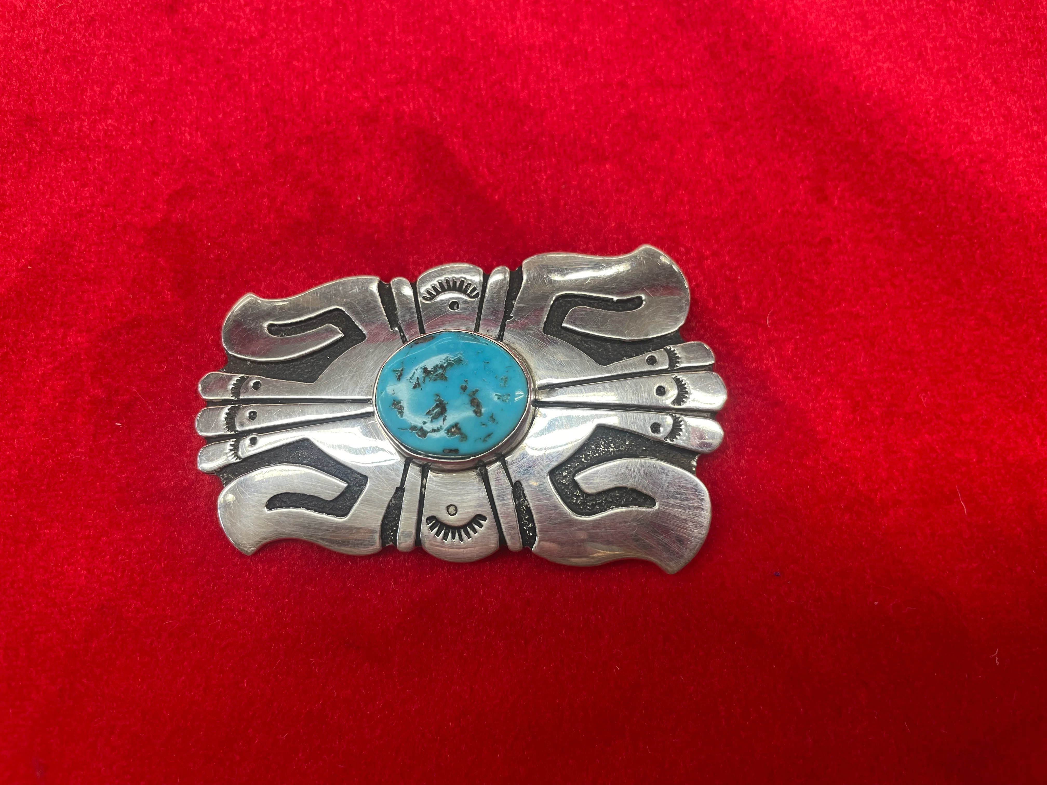 Authentic Native American Pin and Pendant by Famous Artist Tommy Singer