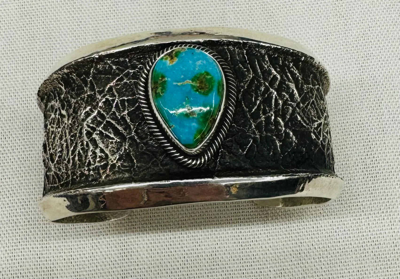 Silver and Turquoise Cuff Bracelet