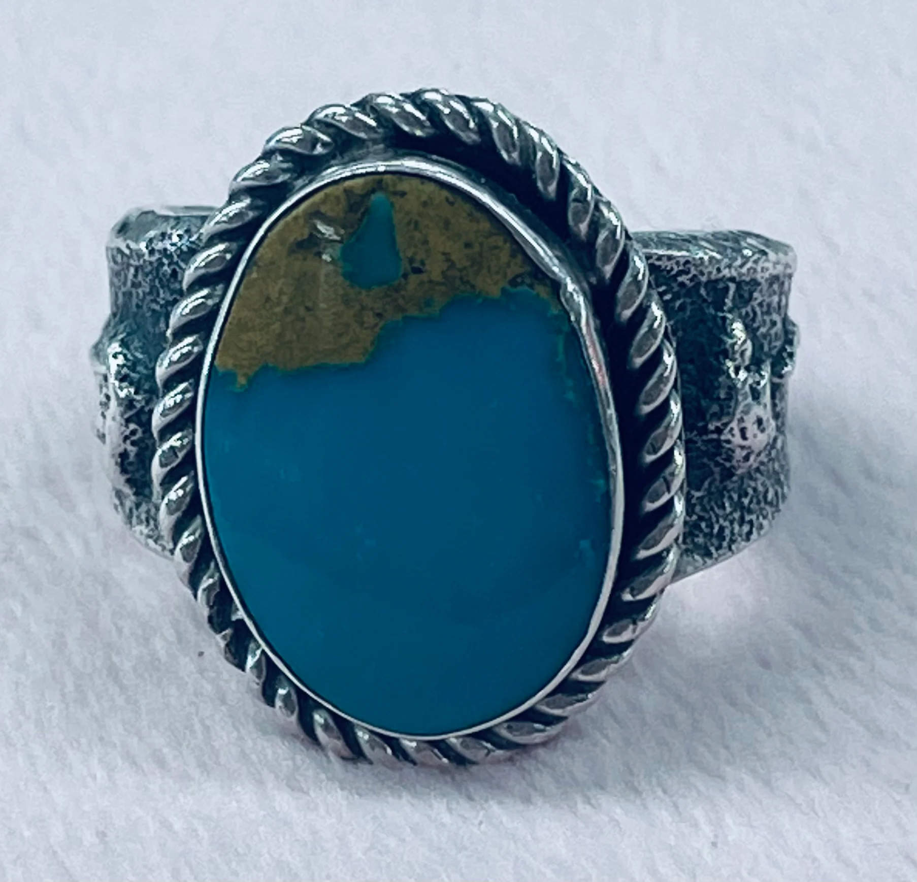 Silver and Turquoise Ring
